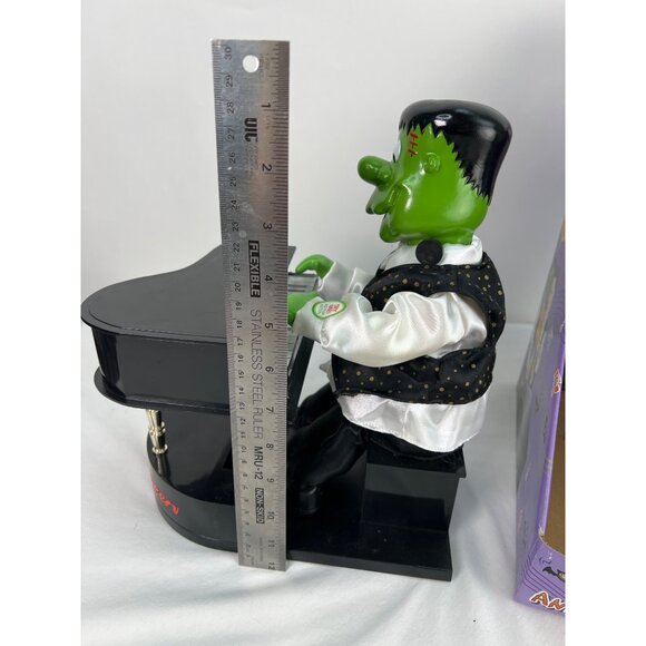 Halloween Animated Musical Frankenstein Piano Playing Good Golly Miss Molly - Picture 6 of 8